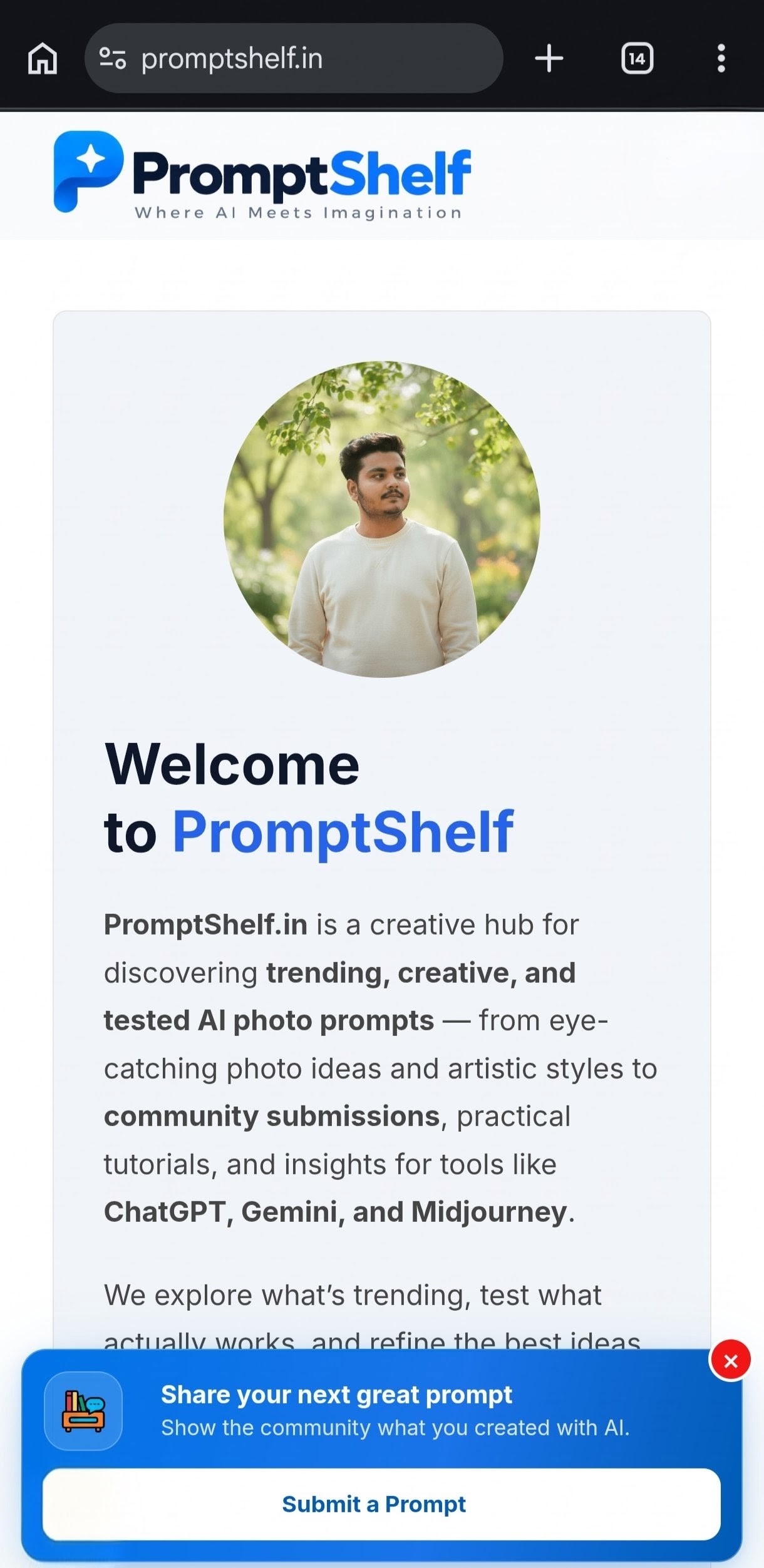 Promptshelf.in